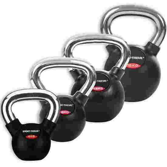 Sport-Thieme Rubberised, Smooth Chrome-Handled Set Kettlebell 6 Sport-Thieme Rubberised, Smooth Chrome-Handled Set Kettlebell - Image 4