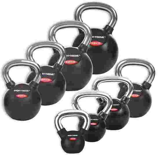 Sport-Thieme Rubberised, Smooth Chrome-Handled Set Kettlebell 5 Sport-Thieme Rubberised, Smooth Chrome-Handled Set Kettlebell - Image 3