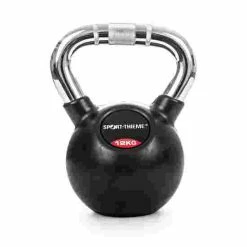 Sport-Thieme Rubberised Kettlebell With Chrome Handle -Sport-Thieme shop 220 1320
