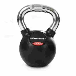 Sport-Thieme Rubberised Kettlebell With Chrome Handle -Sport-Thieme shop 220 1333
