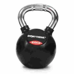 Sport-Thieme Rubberised Kettlebell With Chrome Handle -Sport-Thieme shop 220 1359