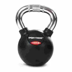 Sport-Thieme Rubberised Kettlebell With Chrome Handle -Sport-Thieme shop 232 3422