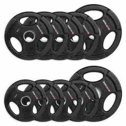 Sport-Thieme Rubber Competition Weight Disc Set, 50 Kg